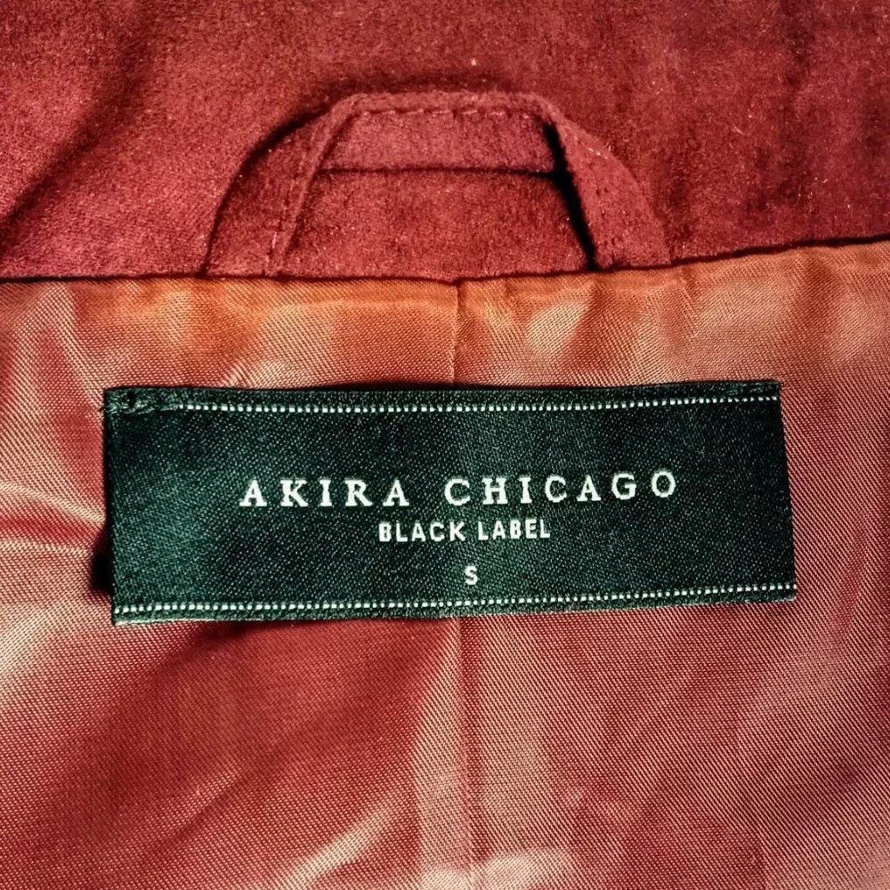 Akira Chicago Faux Suede Asymmetrical Zip Jacket